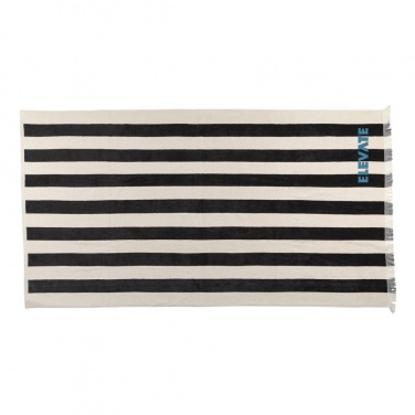 Logo trade promotional gifts image of: Ukiyo Yukari AWARE™ XL deluxe beach towel 100x180cm