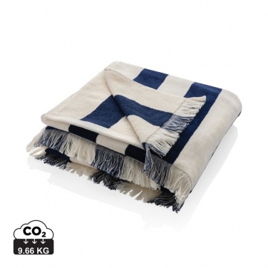 Logotrade promotional product picture of: Ukiyo Yukari AWARE™ XL deluxe beach towel 100x180cm