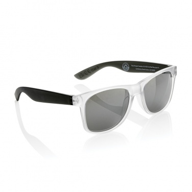 Logo trade corporate gifts picture of: Gleam RCS recycled PC mirror lens sunglasses