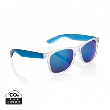 Logo trade promotional products picture of: Gleam RCS recycled PC mirror lens sunglasses
