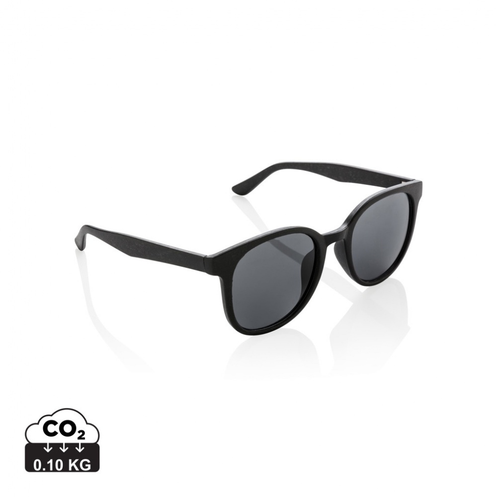 Logo trade promotional giveaways picture of: Wheat straw fibre sunglasses