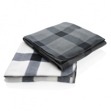 Logotrade promotional product picture of: Soft plaid fleece blanket