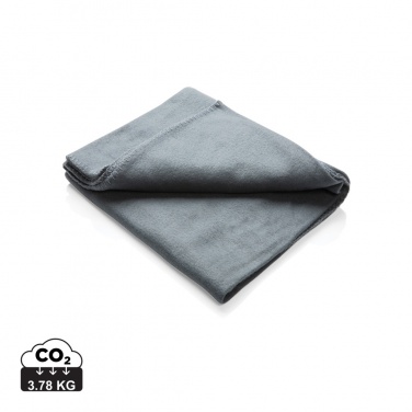 Logo trade promotional giveaways picture of: Fleece blanket in pouch