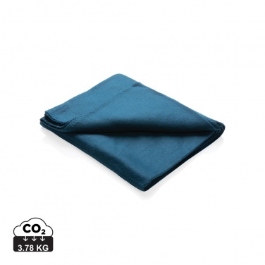 Logo trade promotional merchandise picture of: Fleece blanket in pouch