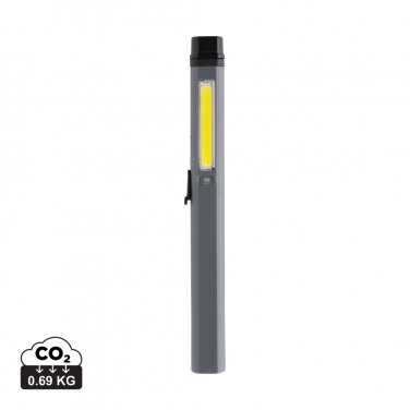 Logo trade advertising products picture of: Gear X RCS recycled plastic USB rechargeable pen light