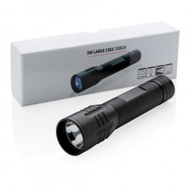 Logo trade promotional merchandise image of: 3W large CREE torch