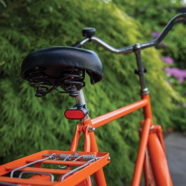 Logo trade promotional giveaways image of: Lumino RCS recycled plastic USB re-chargeable bike light set