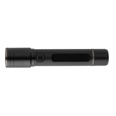 Logo trade promotional gifts picture of: Gear X RCS recycled aluminum USB-rechargeable torch