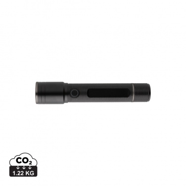 Logo trade business gift photo of: Gear X RCS recycled aluminum USB-rechargeable torch