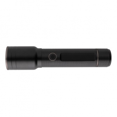 Logotrade promotional giveaway image of: RCS recycled aluminum USB-rechargeable heavy duty torch