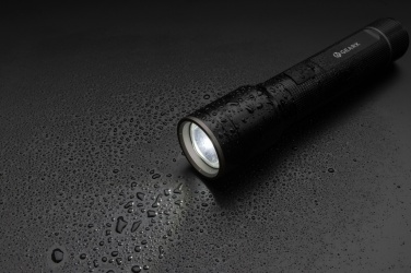 Logo trade corporate gifts picture of: RCS recycled aluminum USB-rechargeable heavy duty torch