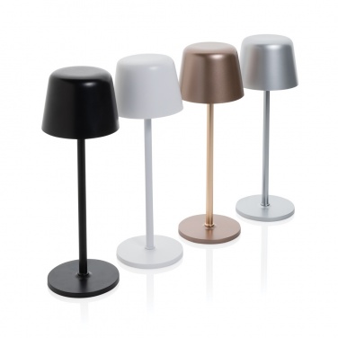 Logotrade promotional product picture of: Zenic RCS recycled plastic USB re-chargable table lamp