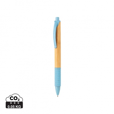Logo trade promotional gifts image of: Bamboo & wheat straw pen