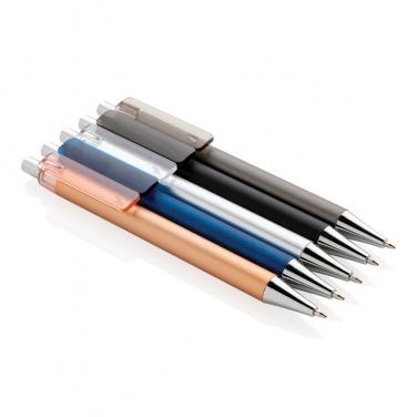Logo trade promotional merchandise image of: X8 metallic pen