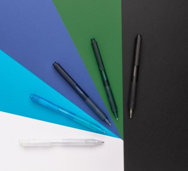 Logotrade advertising products photo of: X9 frosted pen with silicone grip