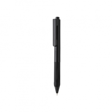 Logo trade promotional merchandise image of: X9 solid pen with silicone grip