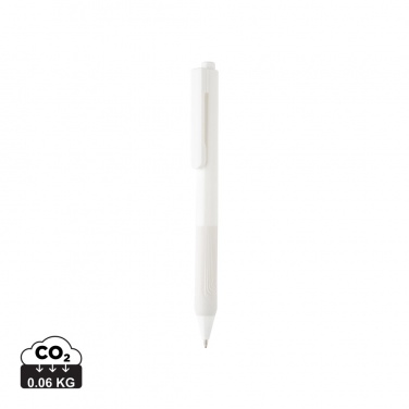 Logotrade promotional giveaway image of: X9 solid pen with silicone grip