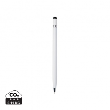 Logo trade promotional giveaways image of: Simplistic metal pen