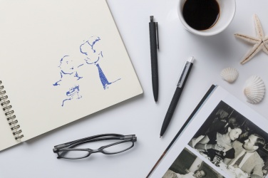 Logo trade advertising product photo of: X3 black smooth touch pen