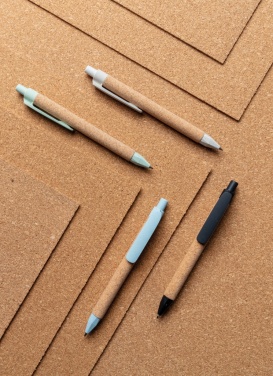 Logotrade promotional product picture of: Write wheatstraw and cork pen