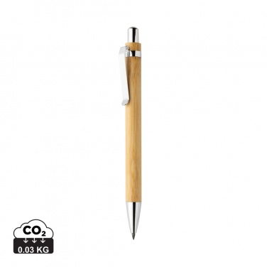 Logo trade promotional gift photo of: Pynn bamboo infinity pen