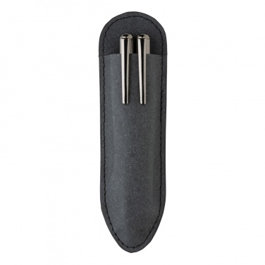 Logotrade promotional items photo of: Recycled leather pen set