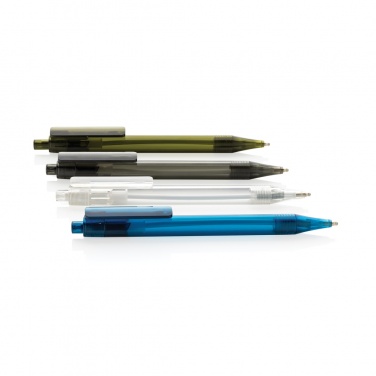 Logotrade promotional giveaway image of: GRS RPET X8 transparent pen