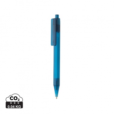 Logotrade business gift image of: GRS RPET X8 transparent pen