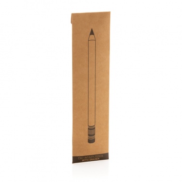 Logotrade promotional item picture of: Bamboo infinity pencil with eraser