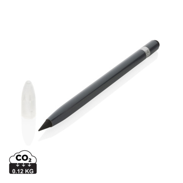 Logo trade promotional merchandise photo of: Aluminum inkless pen with eraser
