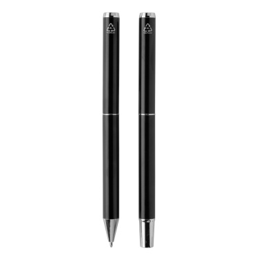 Logotrade advertising product image of: Swiss Peak Cedar RCS certified recycled aluminum pen set