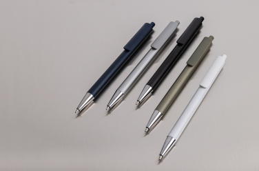 Logo trade promotional merchandise photo of: Amisk RCS certified recycled aluminum pen