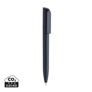 Logo trade corporate gifts image of: Pocketpal GRS certified recycled ABS mini pen