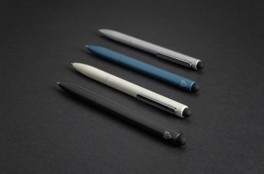 Logotrade promotional merchandise picture of: Kymi RCS certified recycled aluminium pen with stylus