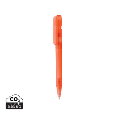 Logotrade promotional gift image of: Devin GRS certified RABS pen transparent