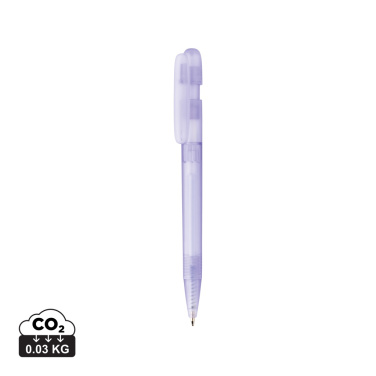 Logo trade promotional products image of: Devin GRS certified RABS pen transparent