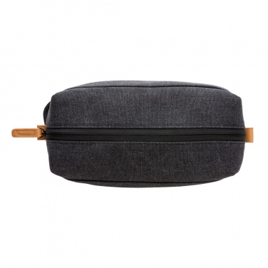 Logo trade corporate gifts picture of: Canvas toiletry bag PVC free