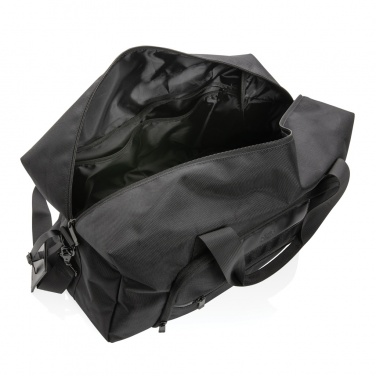Logo trade promotional merchandise image of: Swiss Peak AWARE™ RPET Voyager weekend bag