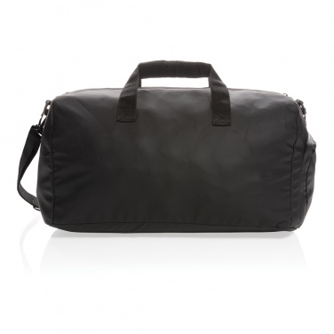 Logo trade corporate gifts image of: Fashion black weekend bag PVC free