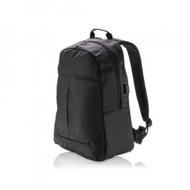 Logo trade corporate gifts picture of: Power USB laptop backpack