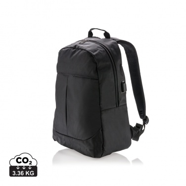 Logotrade promotional item picture of: Power USB laptop backpack