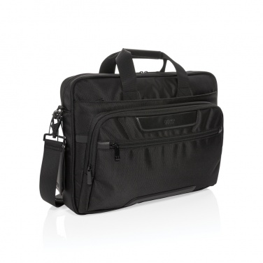 Logo trade promotional products picture of: Swiss Peak RPET Voyager RFID 15.6" laptop bag