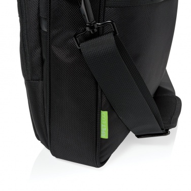 Logo trade advertising products picture of: Swiss Peak RPET Voyager RFID 15.6" laptop bag