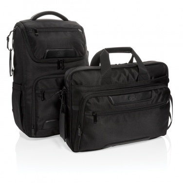Logotrade promotional giveaway picture of: Swiss Peak RPET Voyager RFID 15.6" laptop bag