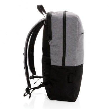 Logotrade advertising product picture of: Modern 15.6" USB & RFID laptop backpack PVC free