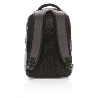 Logo trade promotional product photo of: Duo colour RPET 15.6" RFID laptop backpack PVC free