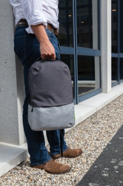 Logo trade advertising product photo of: Duo colour RPET 15.6" RFID laptop backpack PVC free