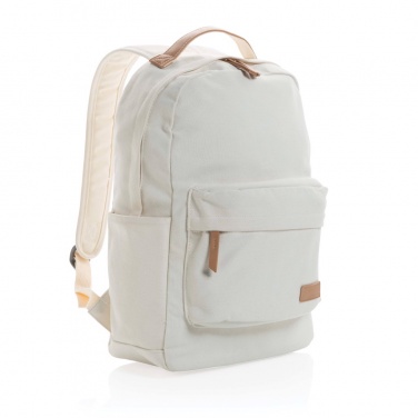 Logo trade promotional product photo of: Impact AWARE™ 16 oz. recycled canvas backpack