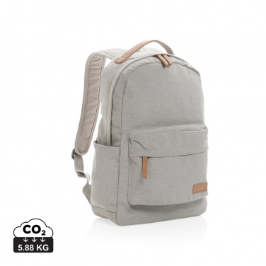 Logo trade promotional items image of: Impact AWARE™ 16 oz. recycled canvas backpack