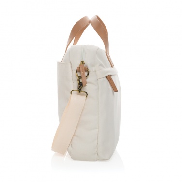 Logo trade promotional items image of: Impact AWARE™ 16 oz. recycled canvas laptop bag